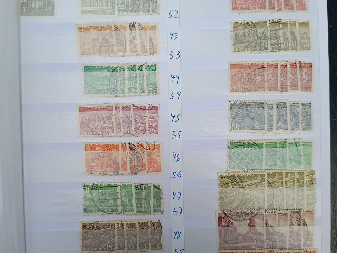Billede 3 - Berlin samling postfrisk og stemplet