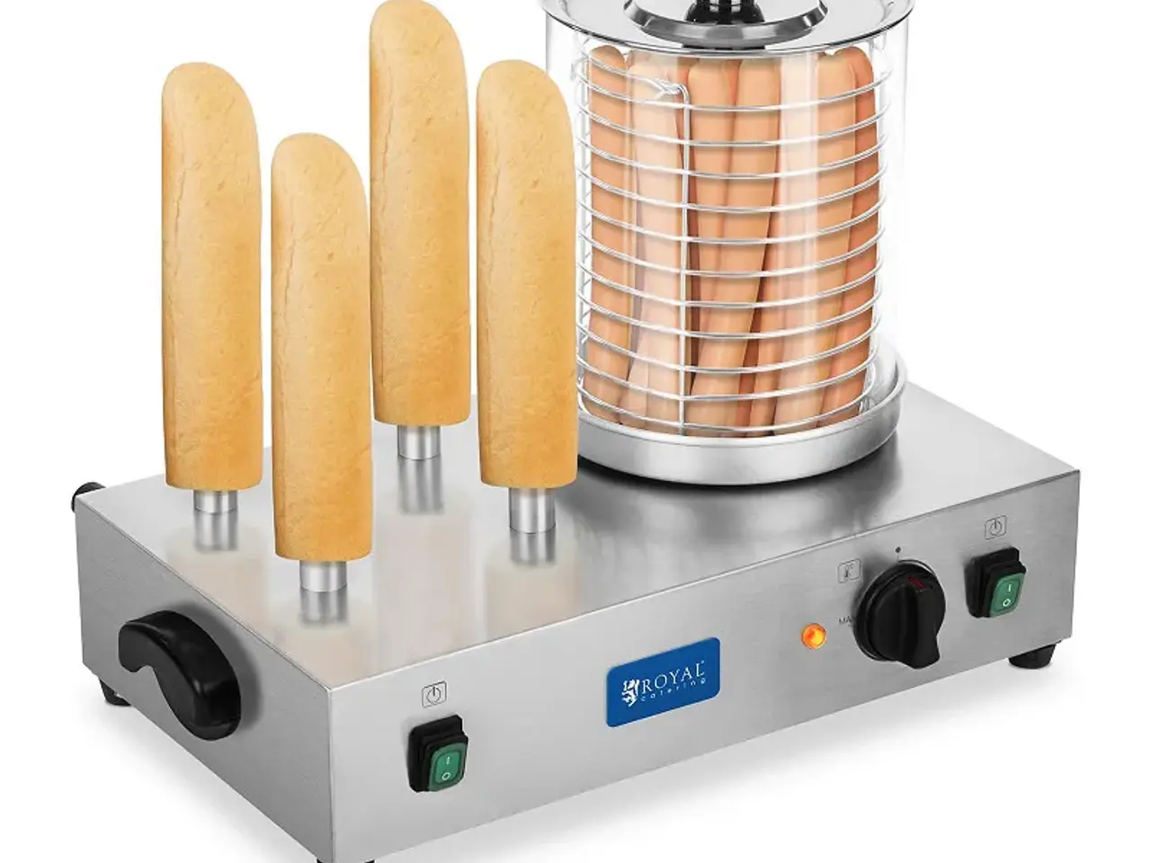 Billede 1 - Fransk hotdog-maskine – 4 spyd