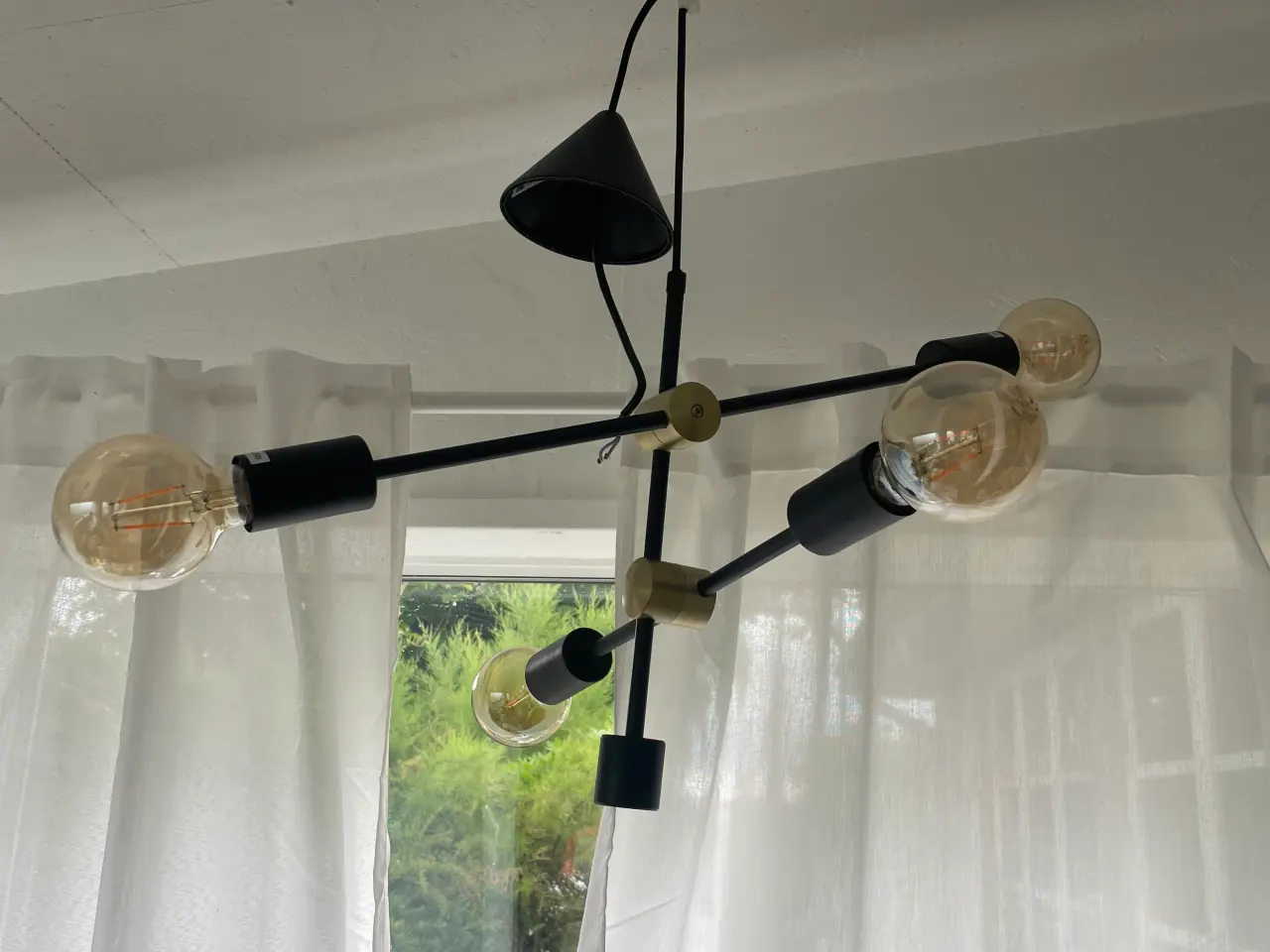 Billede 1 - Moderne lysekrone loftlampe til 4 pære