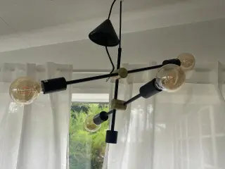 Moderne lysekrone loftlampe til 4 pære