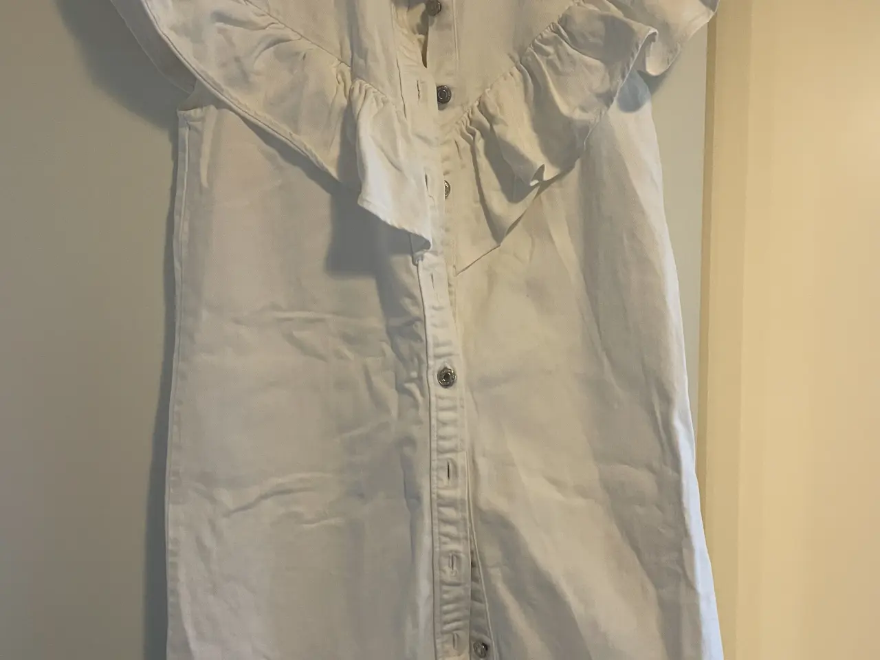 Billede 1 - Hvid Zara Denim kjole til student
