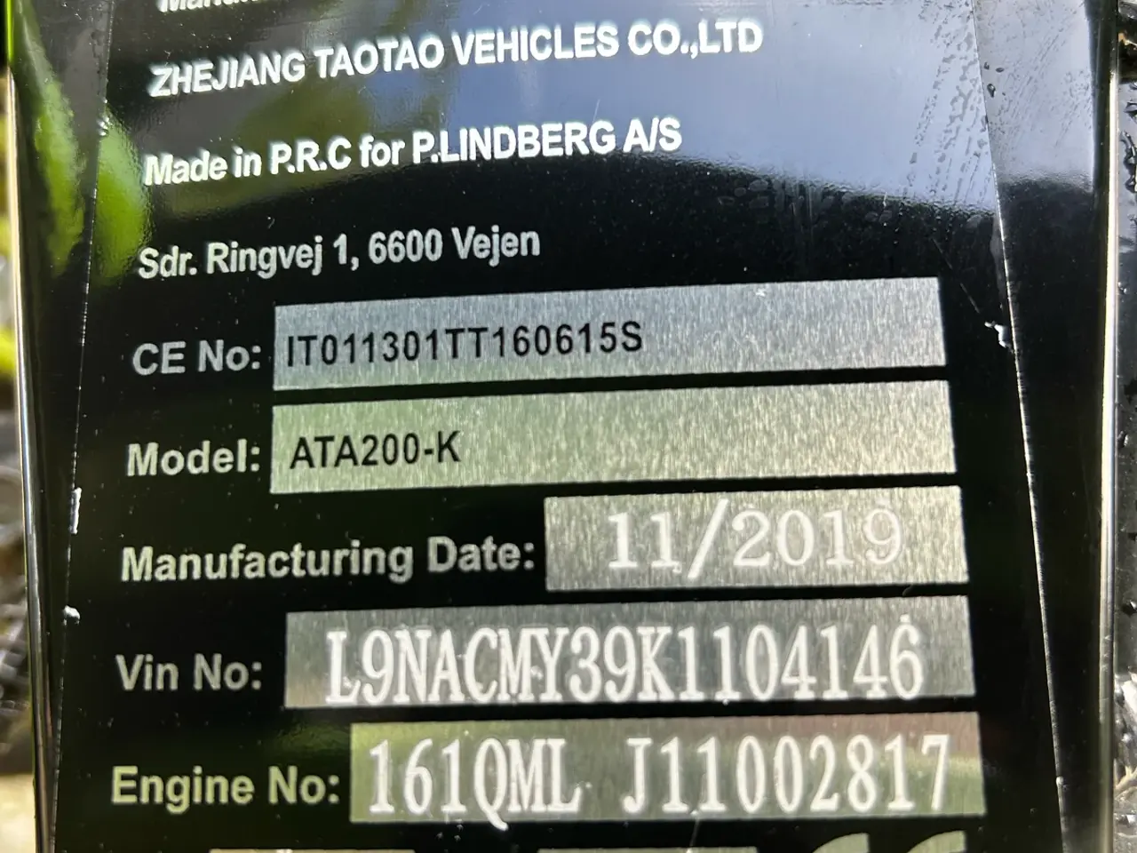 Billede 1 - ATV Hunter 200K
