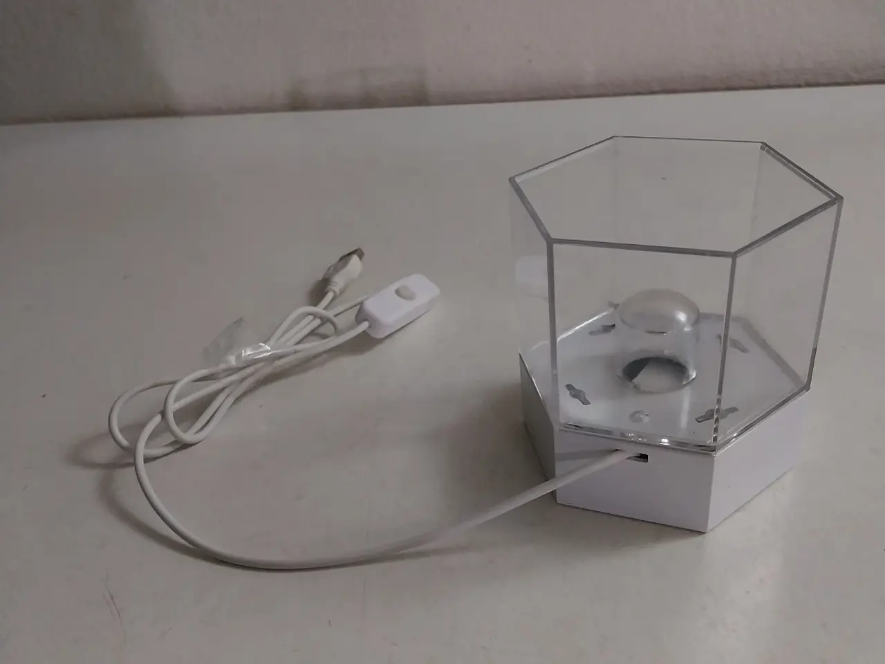 Billede 2 - Sekskantet bordlampe