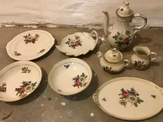 KPM Rosenborg spise- og kaffestel