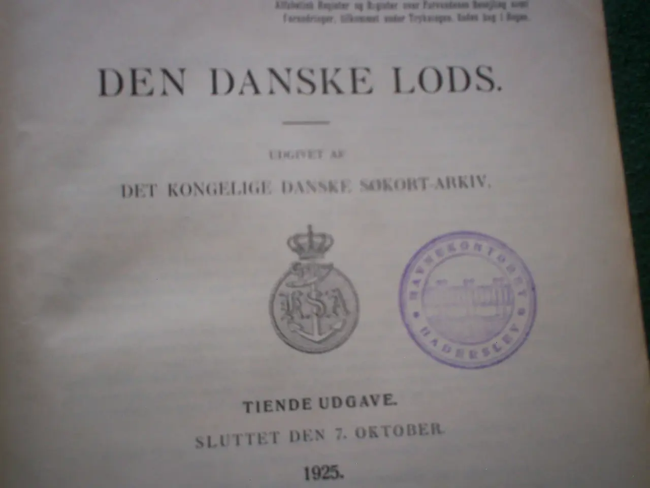 Billede 4 - Den Danske Lods 1925