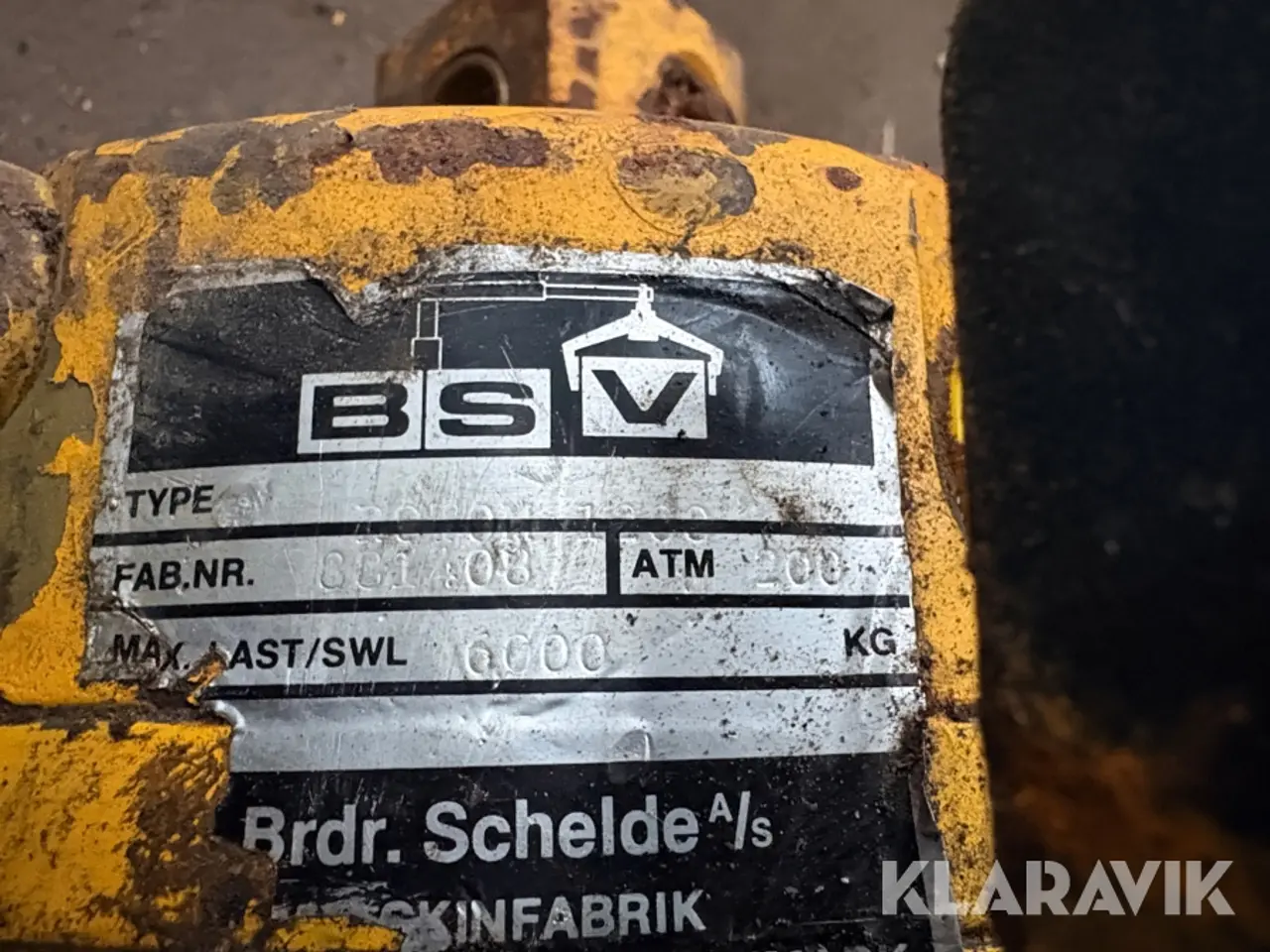 Billede 9 - Rotator til kran BSV 20T0II 1200