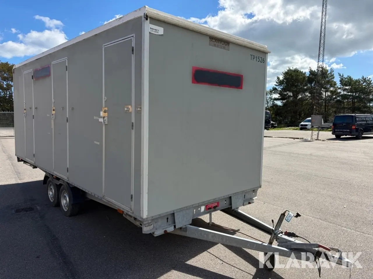 Billede 2 - 3xbadmobil Scanvogn - 1500kg