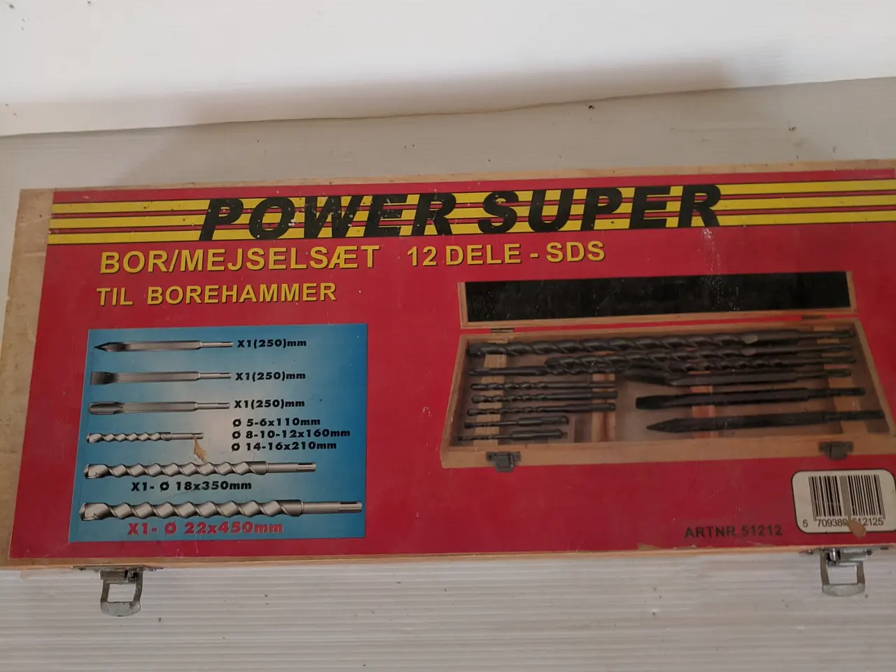 Billede 2 - Power Super bor/mejselsæt