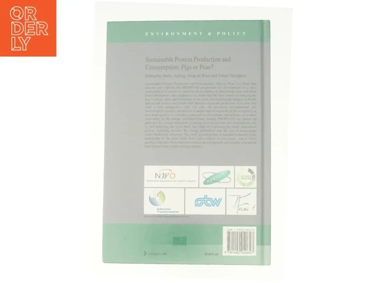 Billede 3 - Sustainable Protein Production and Consumption: Pigs or Peas? - 1st Edition (eBook Rental) (Bog)