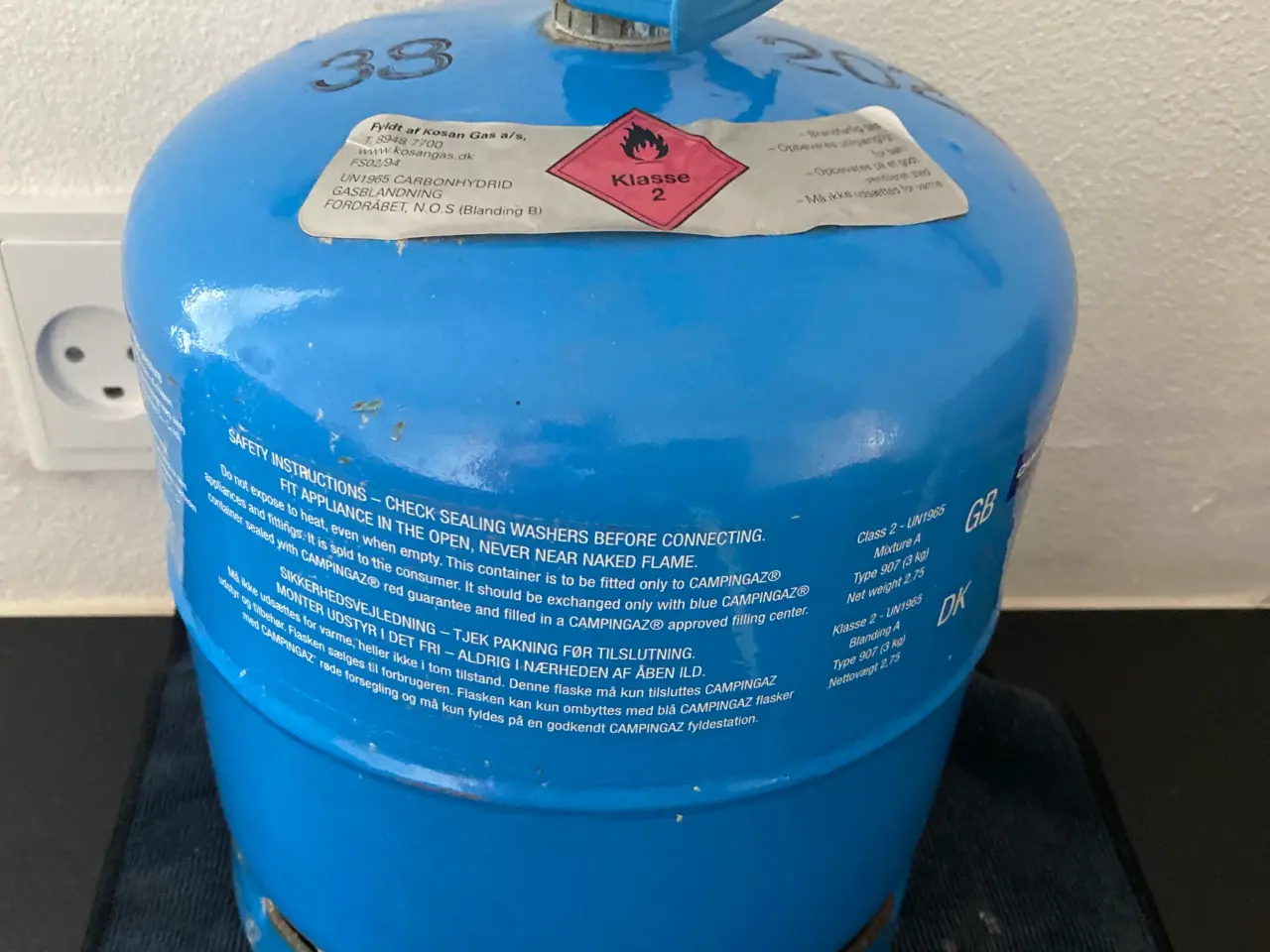 Billede 1 - Campinggasflaske 3 kg