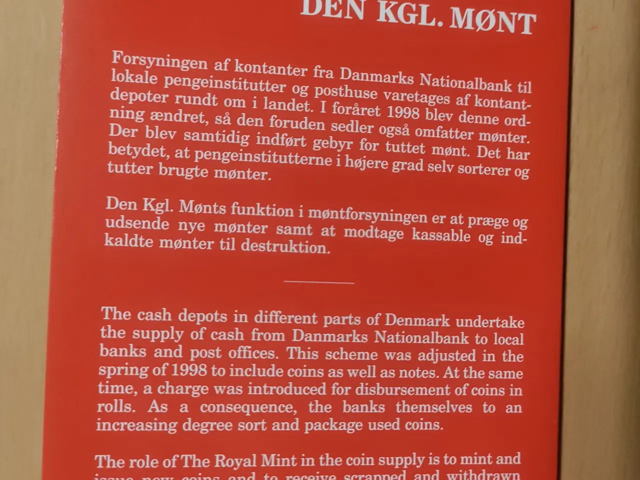 Billede 2 - Dansk møntsæt 1999 fra Den kgl. Mønt