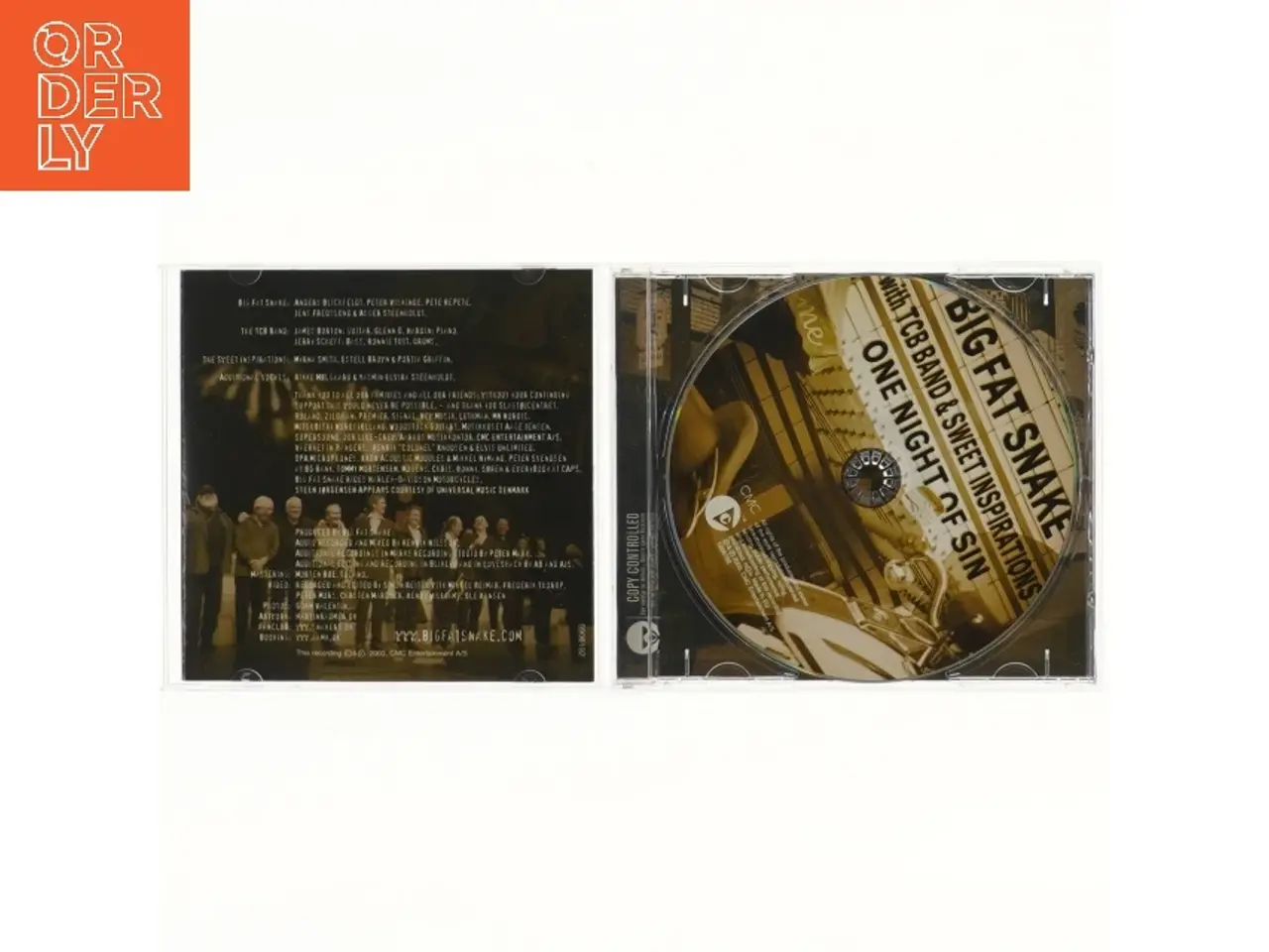 Billede 2 - Big Fat Snake CD - One Night of Sin