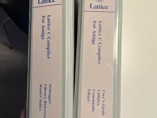 Lattice C Compiler For Amiga Volume 1 + 2, Manual