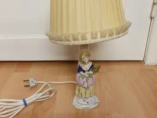 Gl Antik bord lampe/ gl hænge lampe 