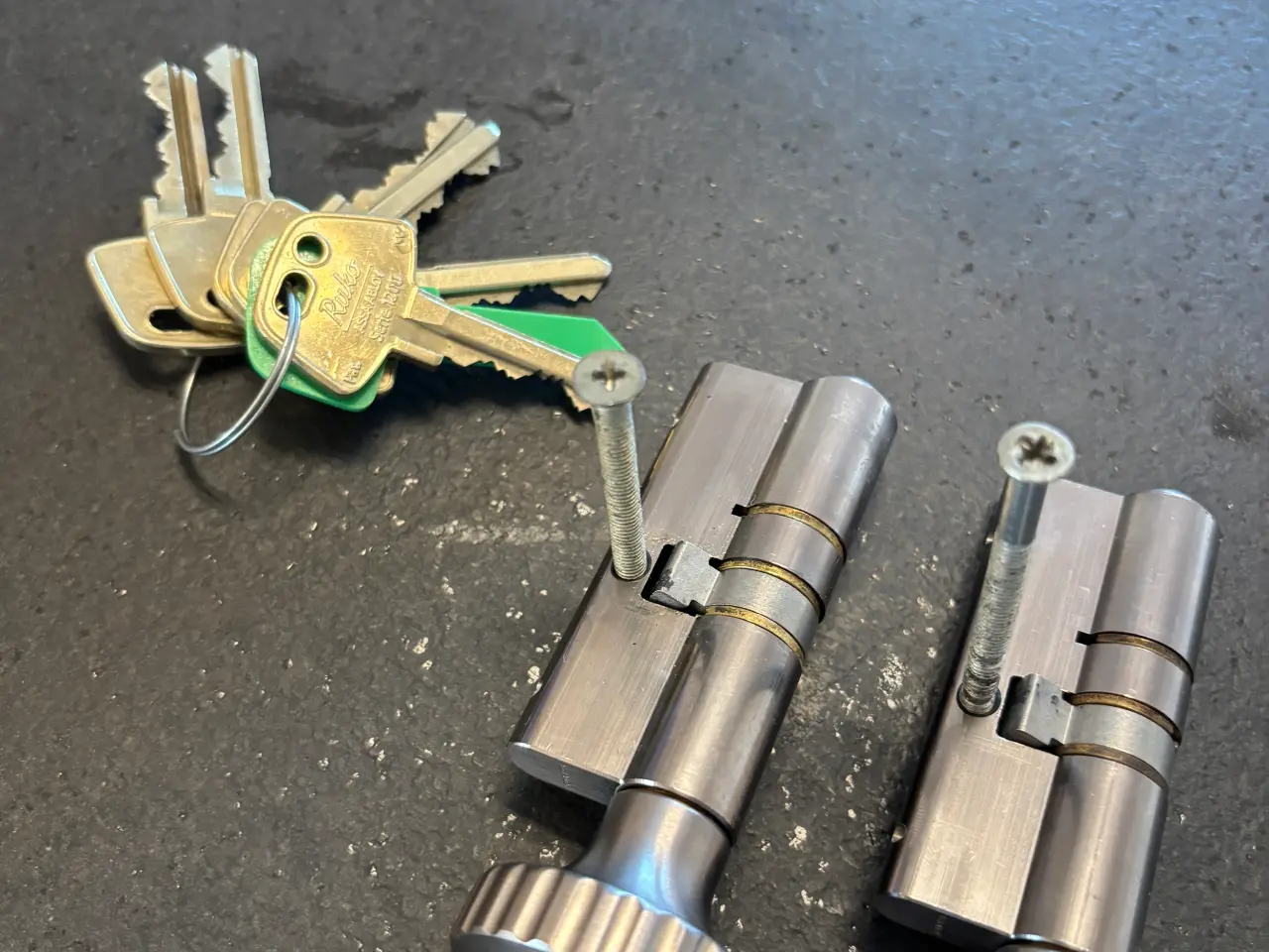 Billede 1 - Ruko Låsecylinder med 6 nøgler