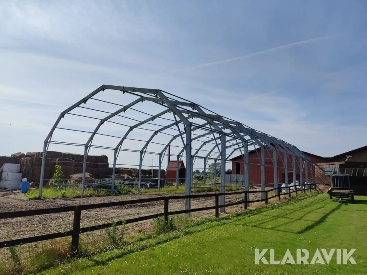 Billede 3 - Teltlade uden dug 36x12 Meter Nedtaget