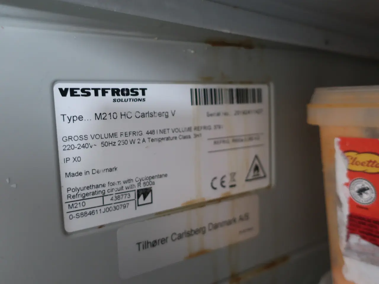 Billede 2 - Displaykøleskab VESTFROST M210
