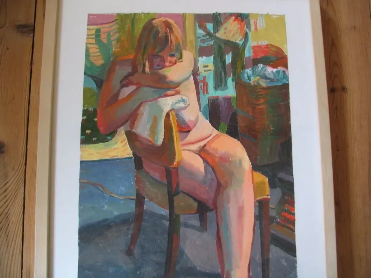 Billede 2 - Girl resting on chair and towel