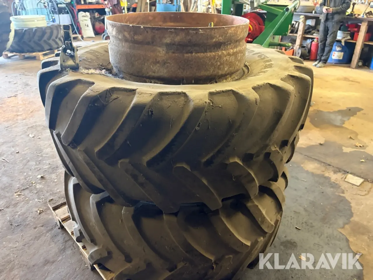 Billede 3 - Tvillingehjul Michelin 540/65 R30, 2 Styk
