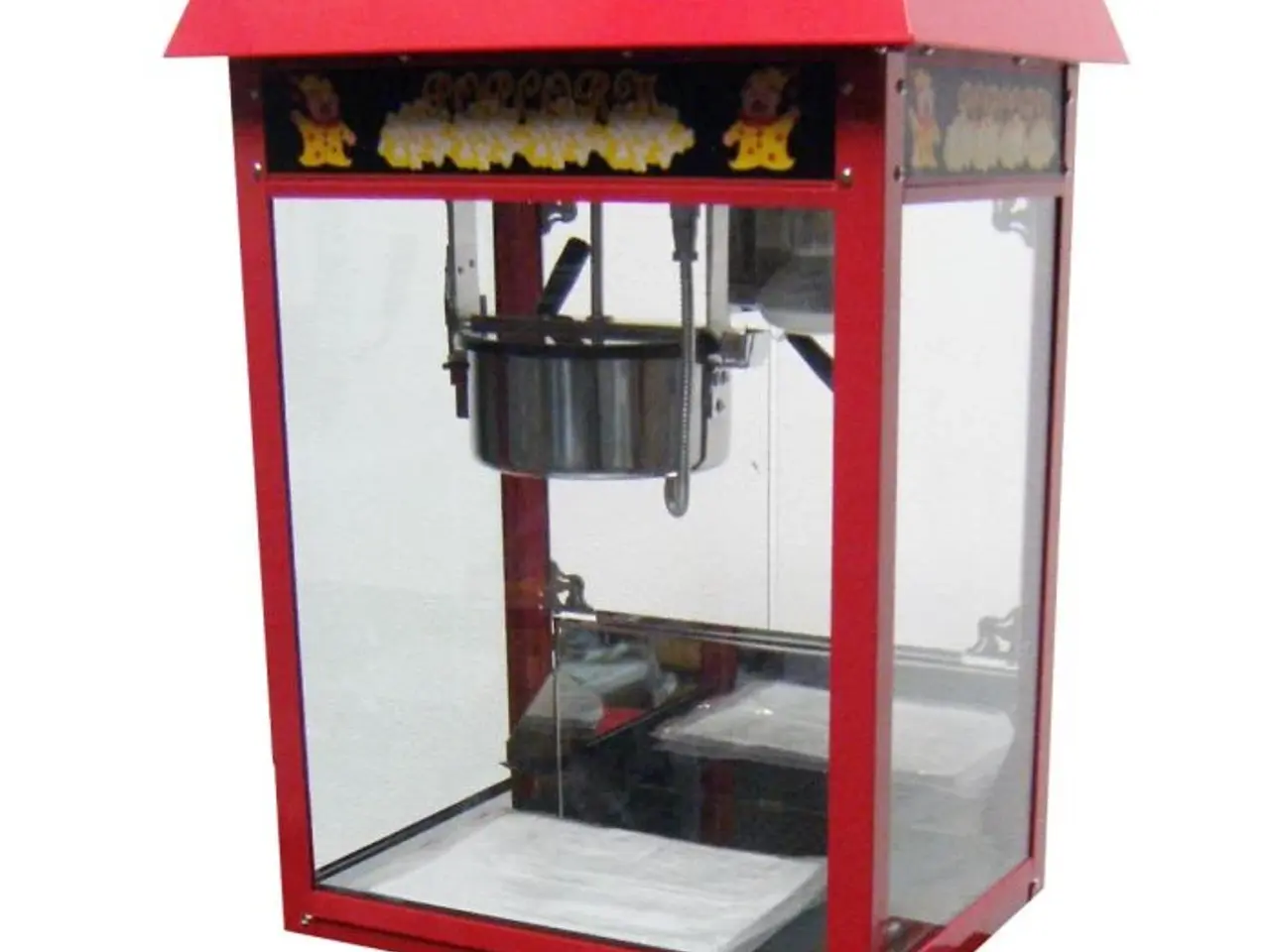 Billede 8 - Popcornmaskine – rød – B560 x D417 x H770 mm