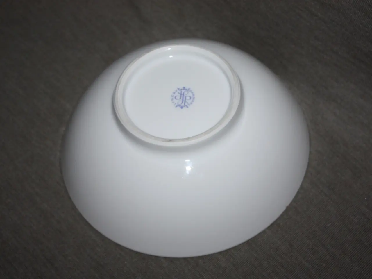 Billede 4 - Lyngby skål med blå violer 18,5 cm