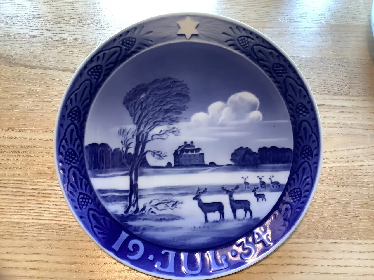 Billede 1 - Royal Copenhagen Jul 1934 Dyrehaven Erimitageslott