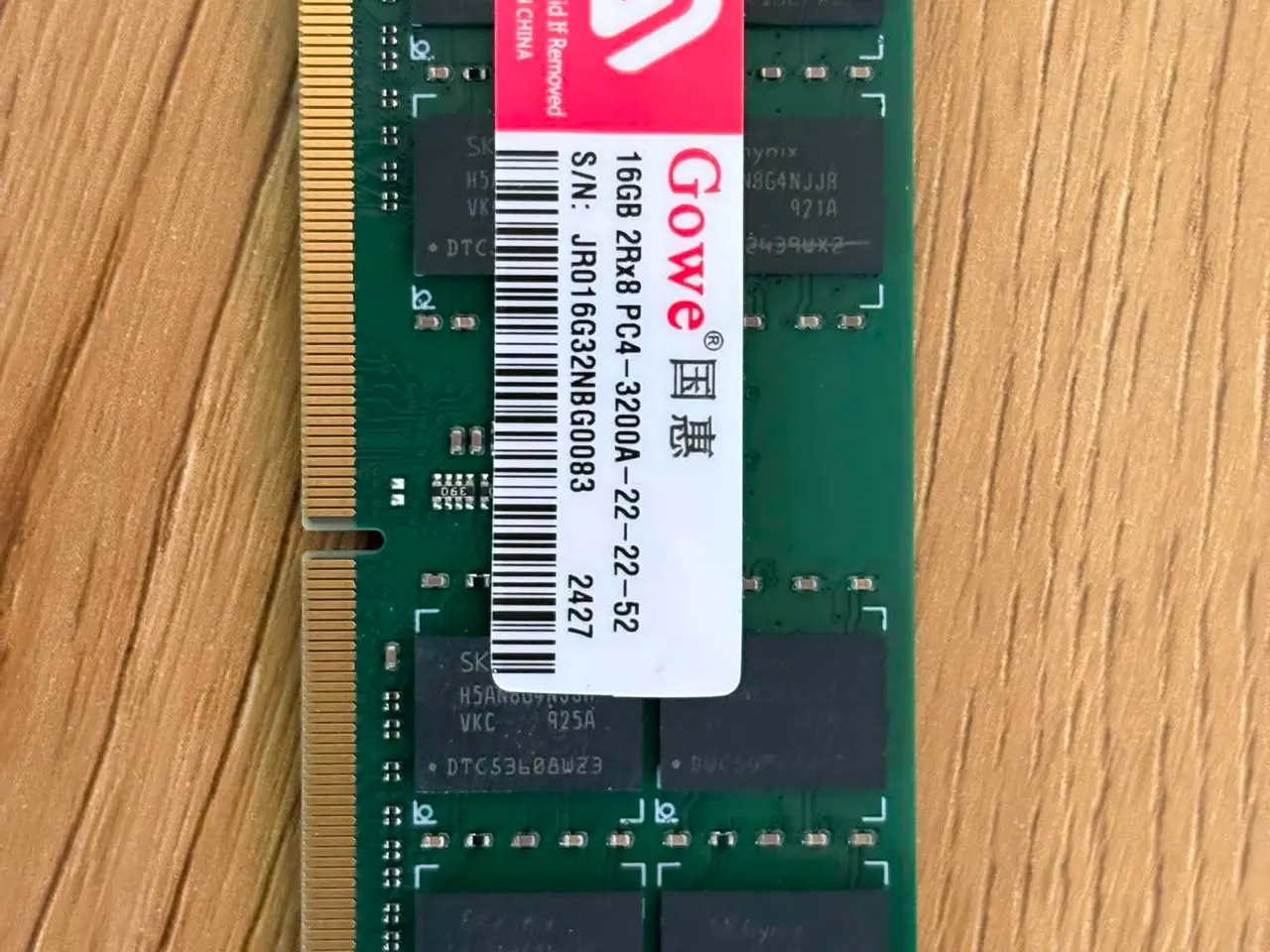Billede 1 - BILLIGSTE RAM PÅ GOG, 2x16GB SODIMM DDR4 3200MHZ