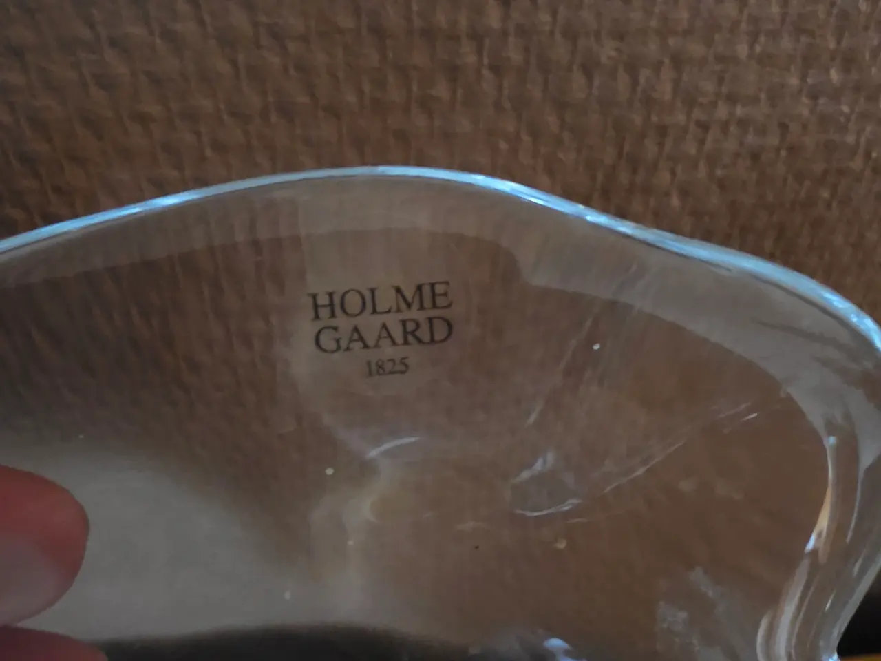 Billede 3 - Smuk Holmegaard / Royal Copenhagen "Natura" glassk