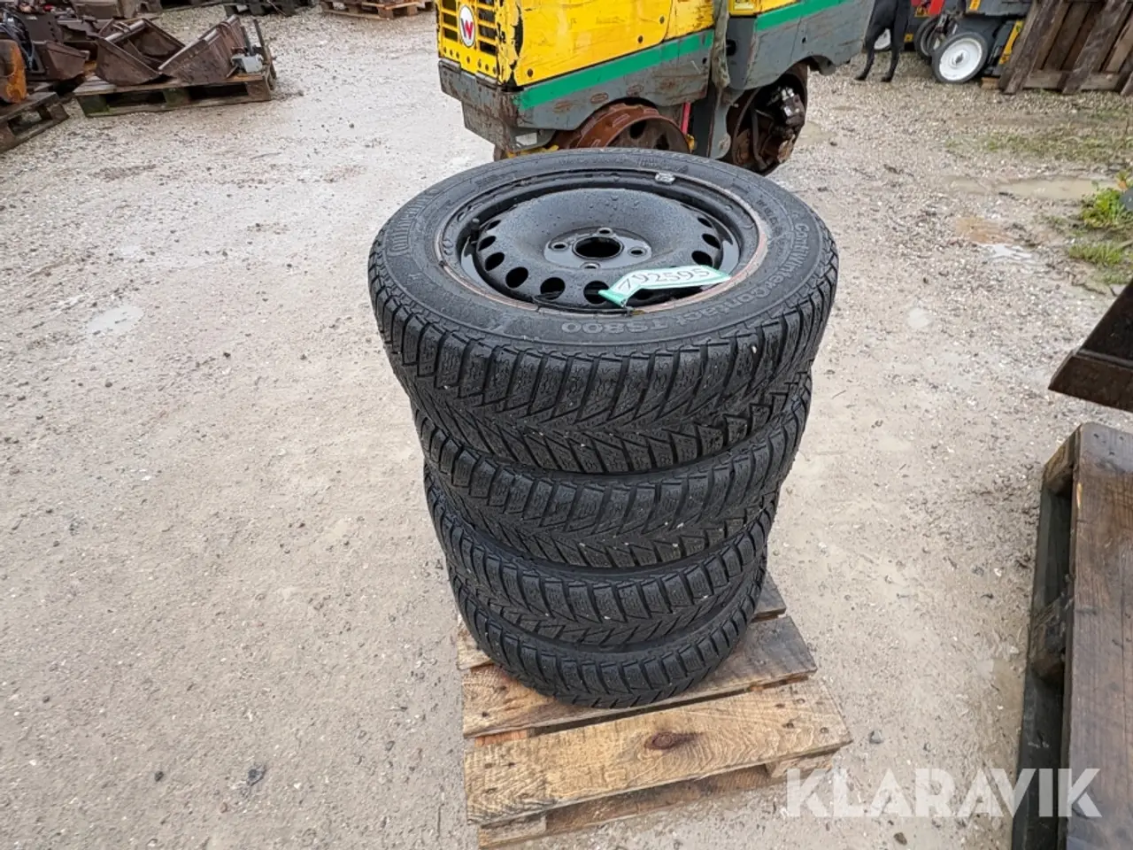 Billede 3 - Hjul med vinterdæk Continental TS800 175/65-14 4 styk