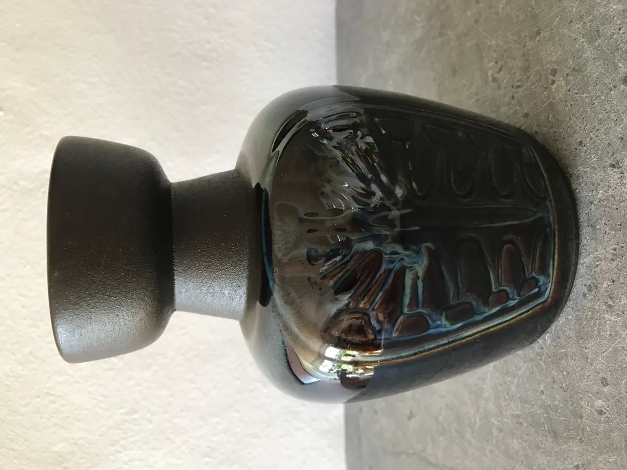 Billede 1 - Søholm retro vase (blå)