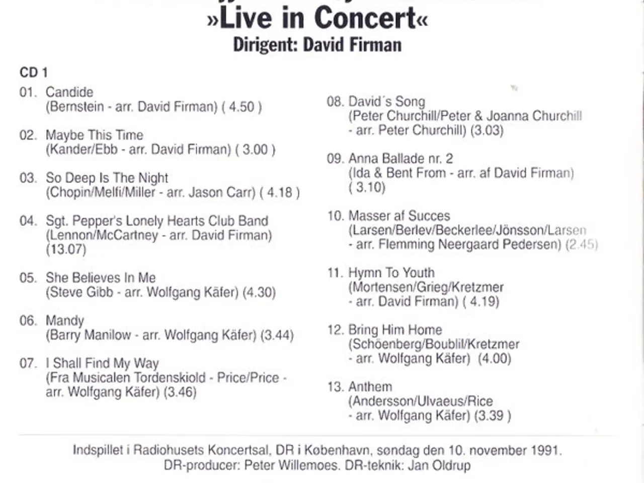 Billede 6 - Stig Rossen &… – Live In Concert – 2CD