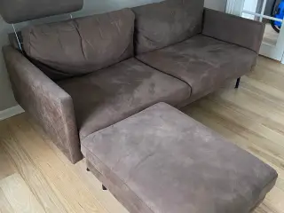 Udgået Sicilia sofa m. puf + nakkestøtte fra ILVA