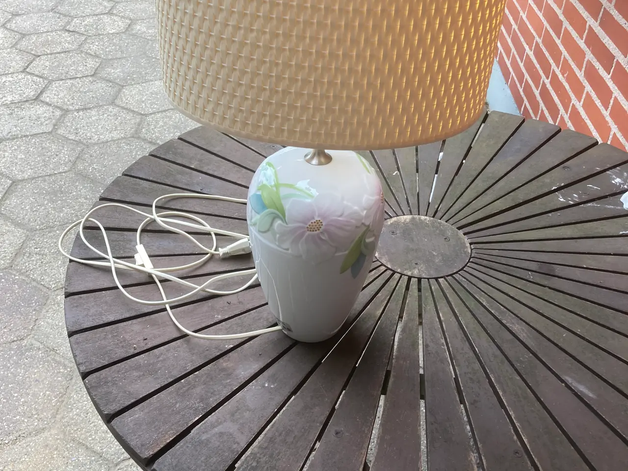 Billede 1 - Bordlampe kongelig Deauville