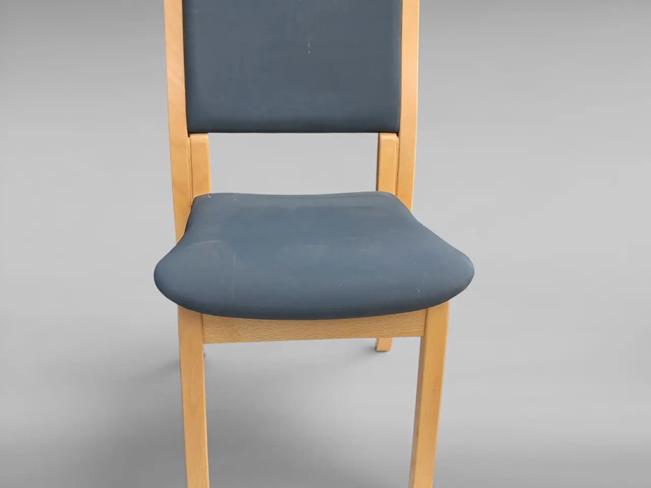 Billede 2 - Schou Andersen model 1511 stabelstol i bøg – blå