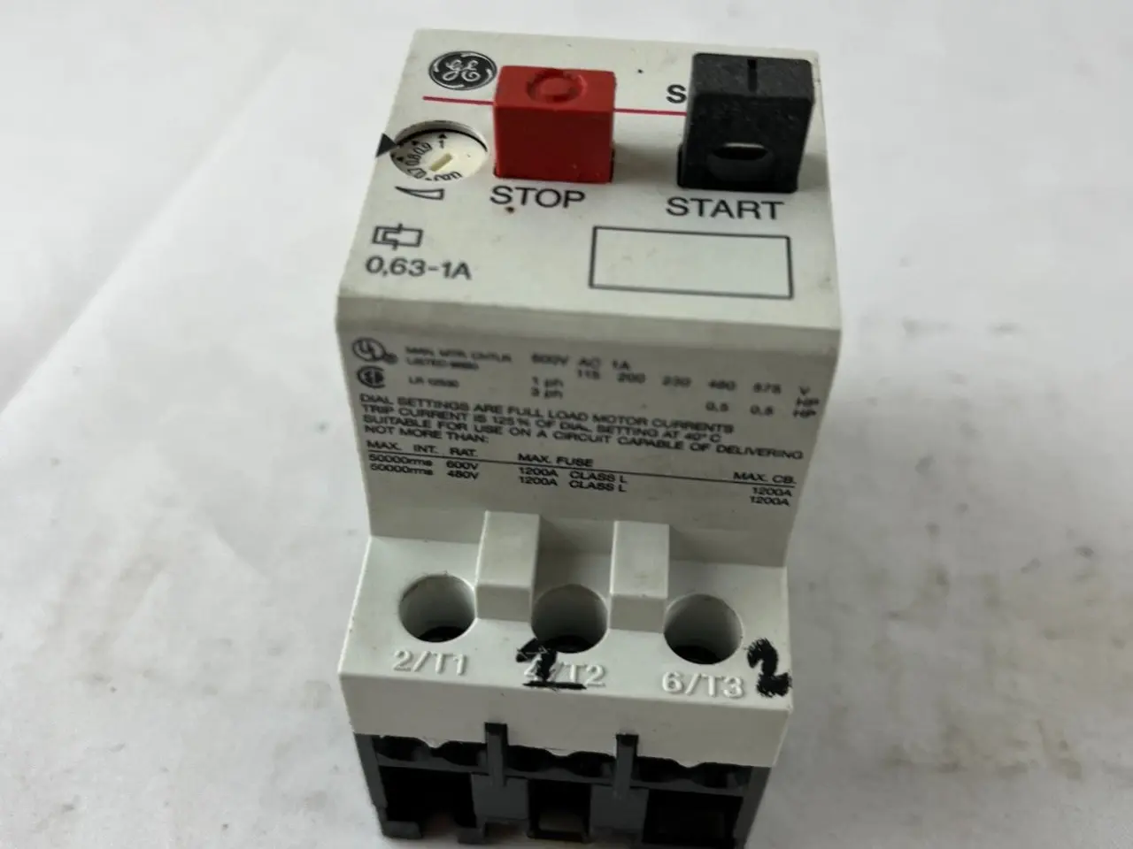 Billede 3 - GE SFKOE Motor Protection automatsikring 0.63–1A