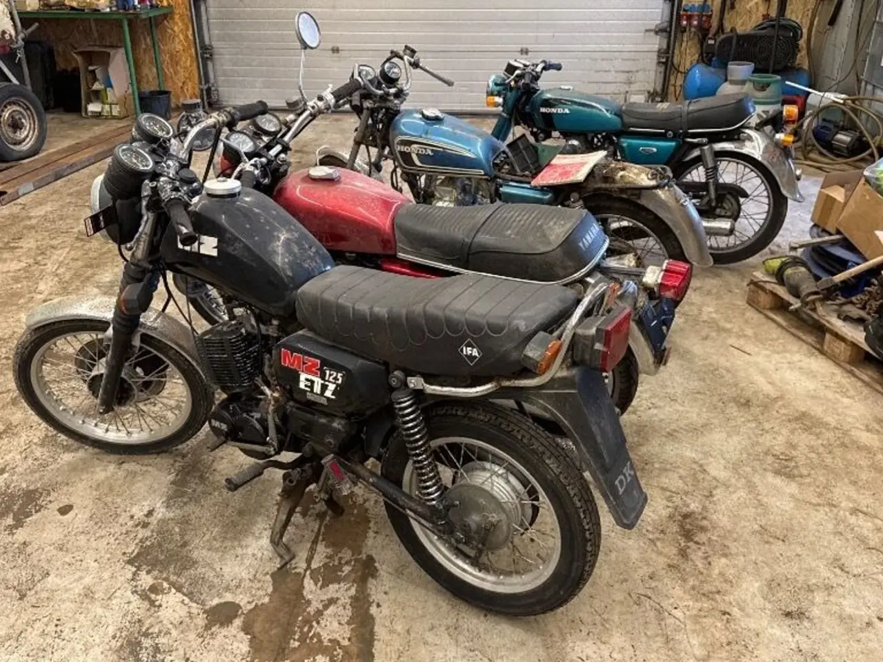 Billede 3 - Honda, MZ og Yamaha 4 stk. MC’er