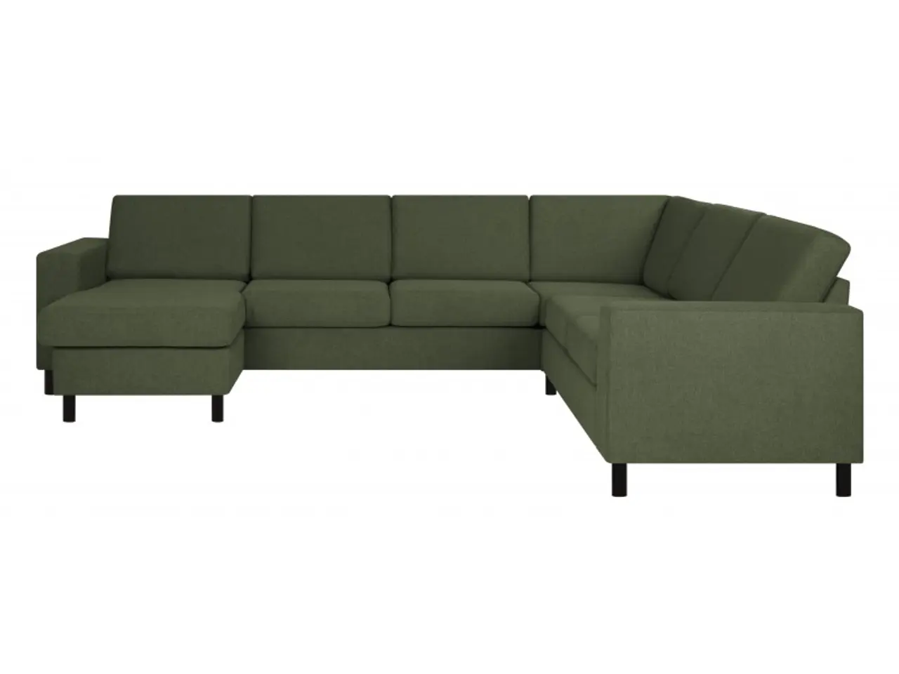 Billede 8 - Pan vendbar U-sofa Grøn stof