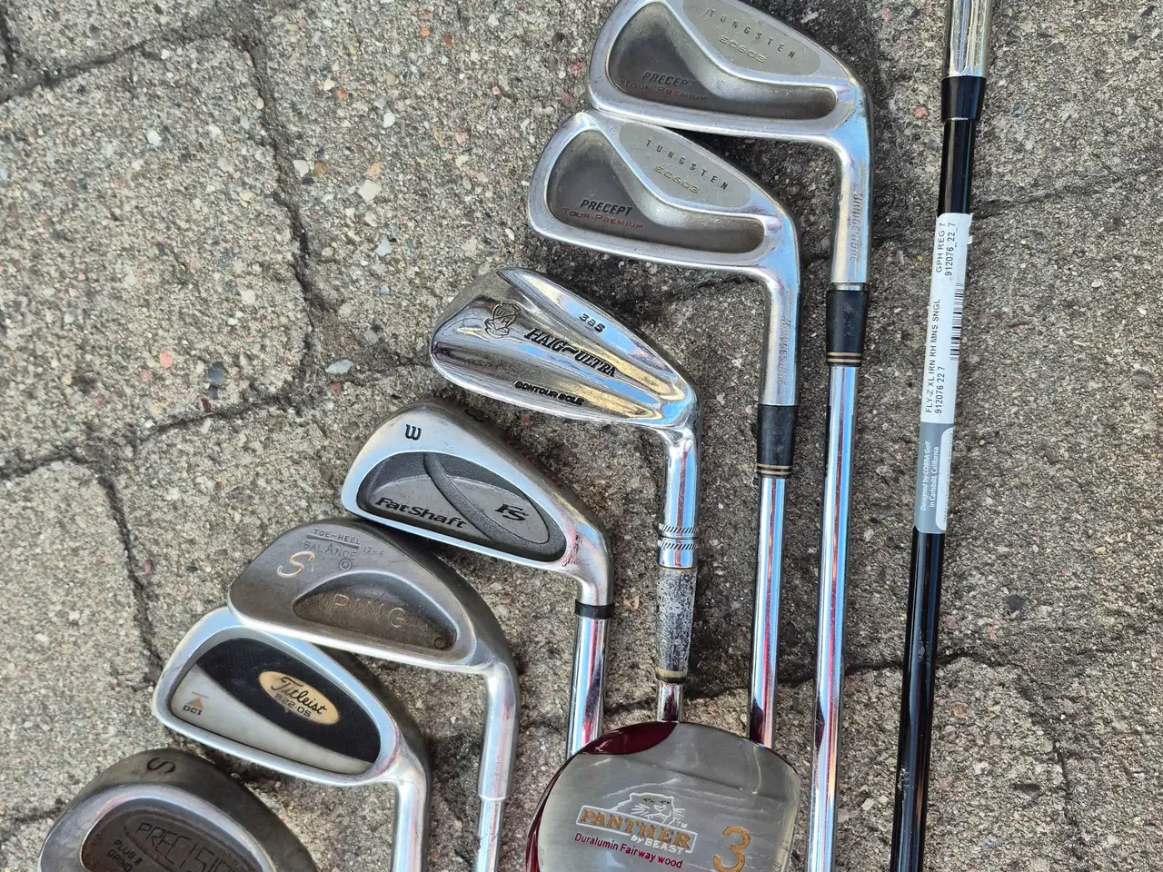 Billede 6 - Mitsushiba golfbag med jernsæt og putter