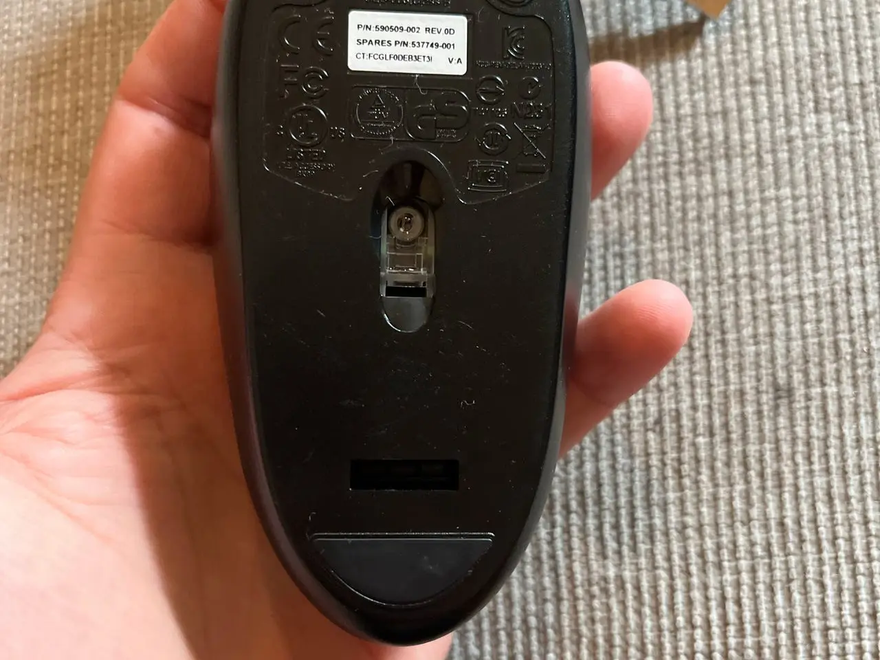 Billede 2 - HP mus M-U0031-O med ledning