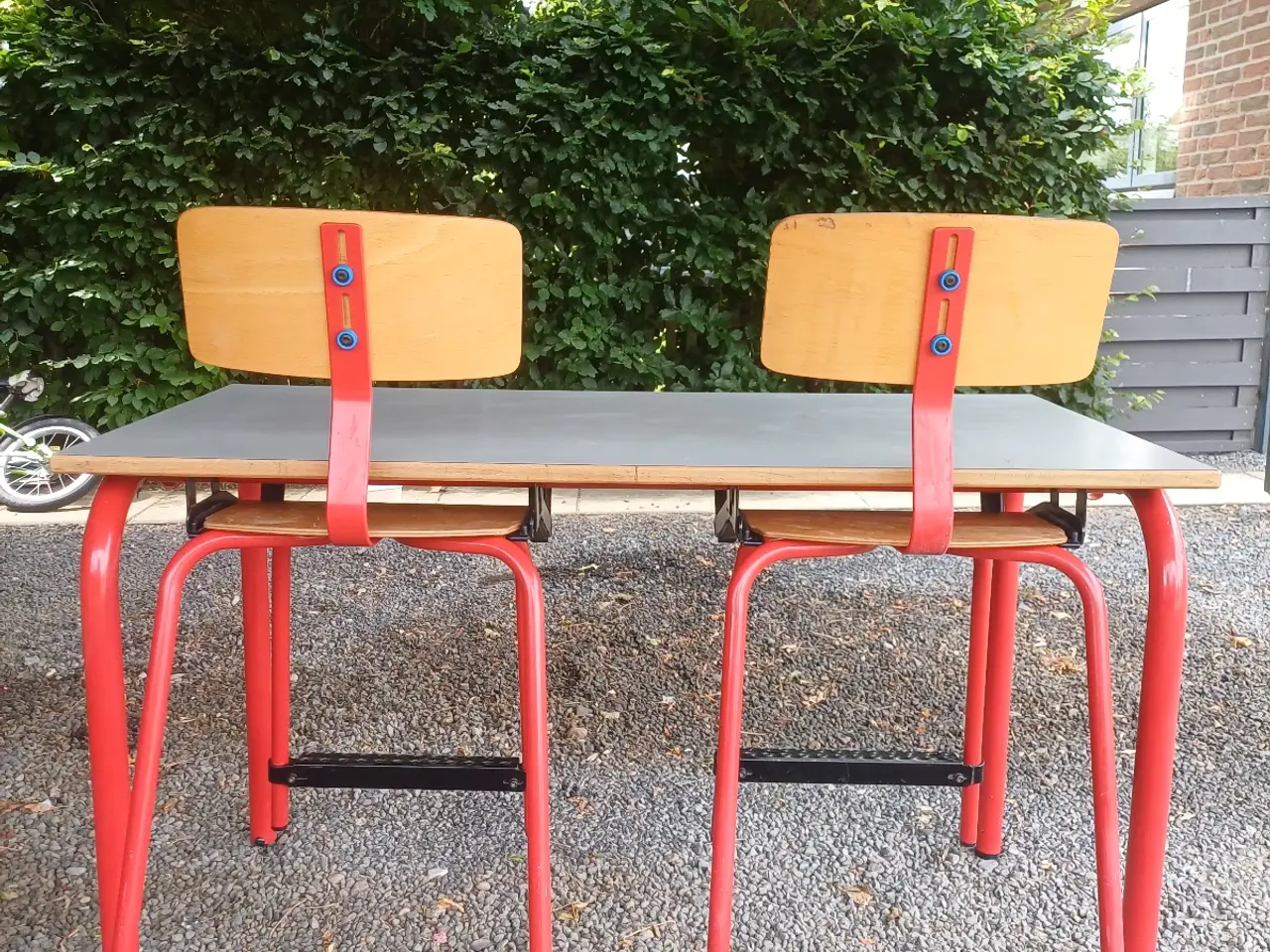 Billede 1 - Retro skolebord sæt