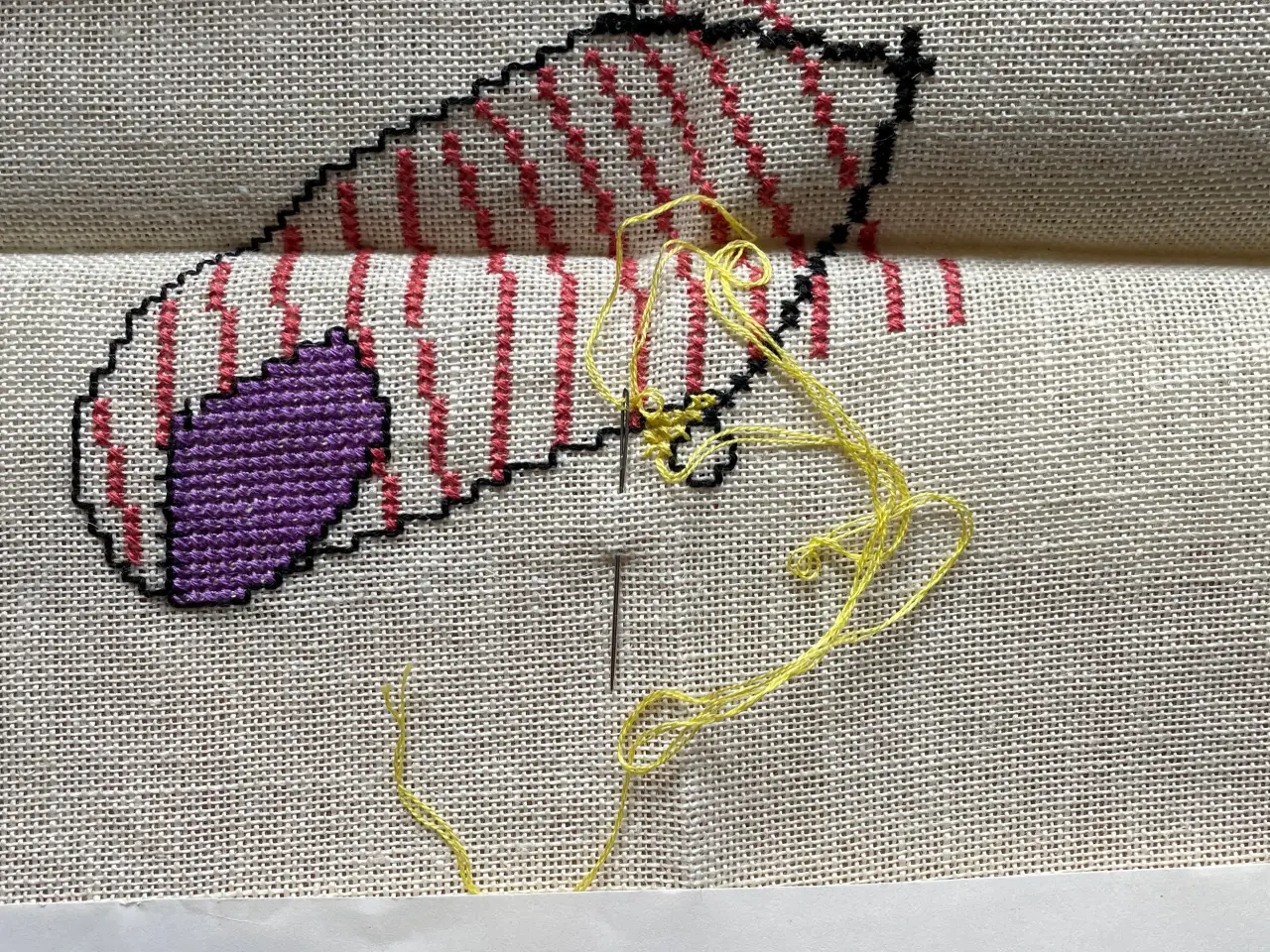 Billede 3 - Eva Rosenstand 2 stk. broderikit