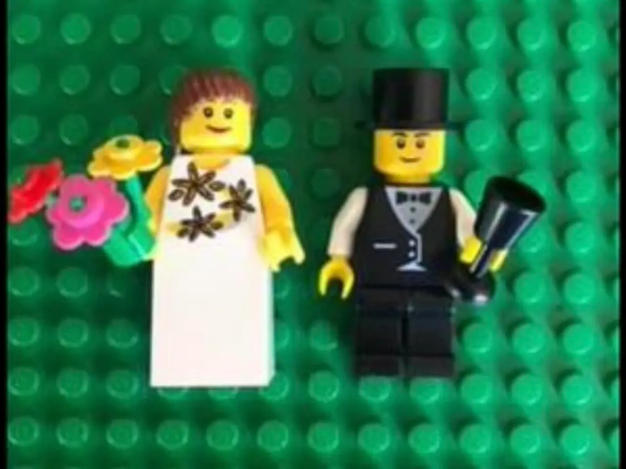 Billede 1 - Lego brudepar til bryllup