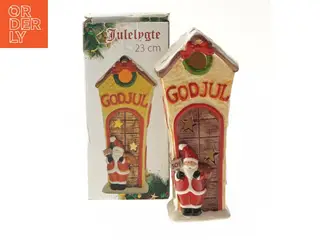 Juledekoration med nissemotiv (str. 23 cm)