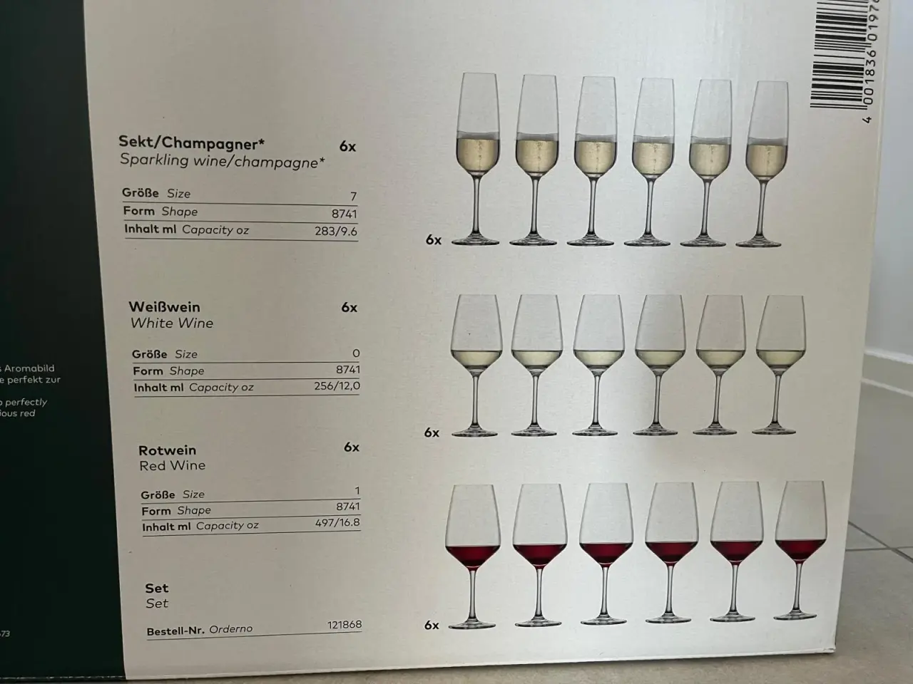 Billede 1 - 18 Stk. helt ny glas