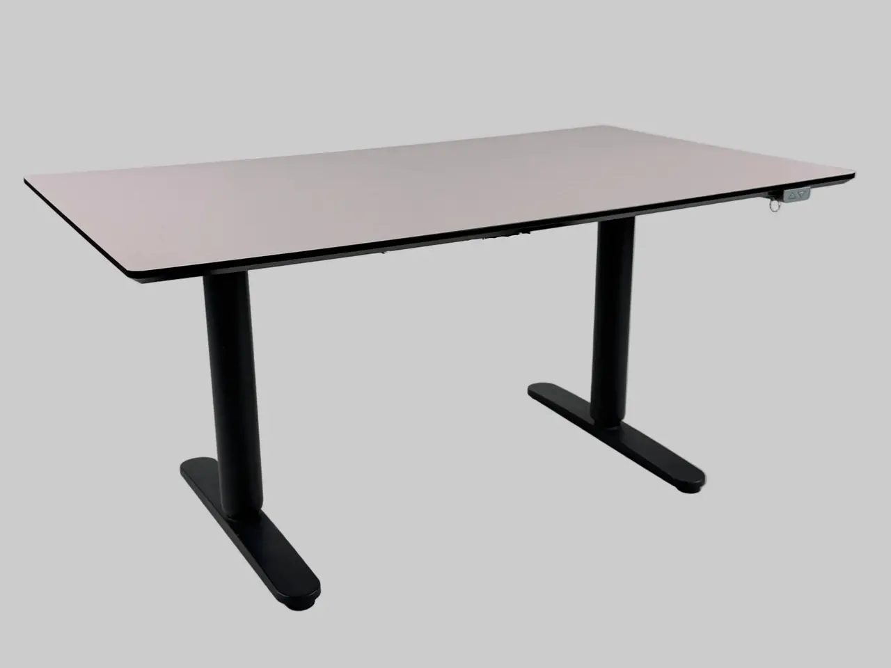 Billede 4 - Håg Tion Stol + IKEA BEKANT Hæve/sænkebord – Lyserød/Sort