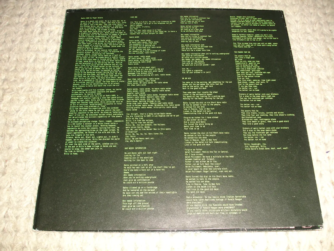 Billede 4 - (Sender gerne) Roger Waters – Radio K.A.O.S.