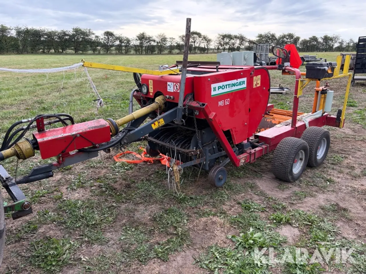 Billede 1 - Rundballepresser med indpakker Pöttinger Mb60