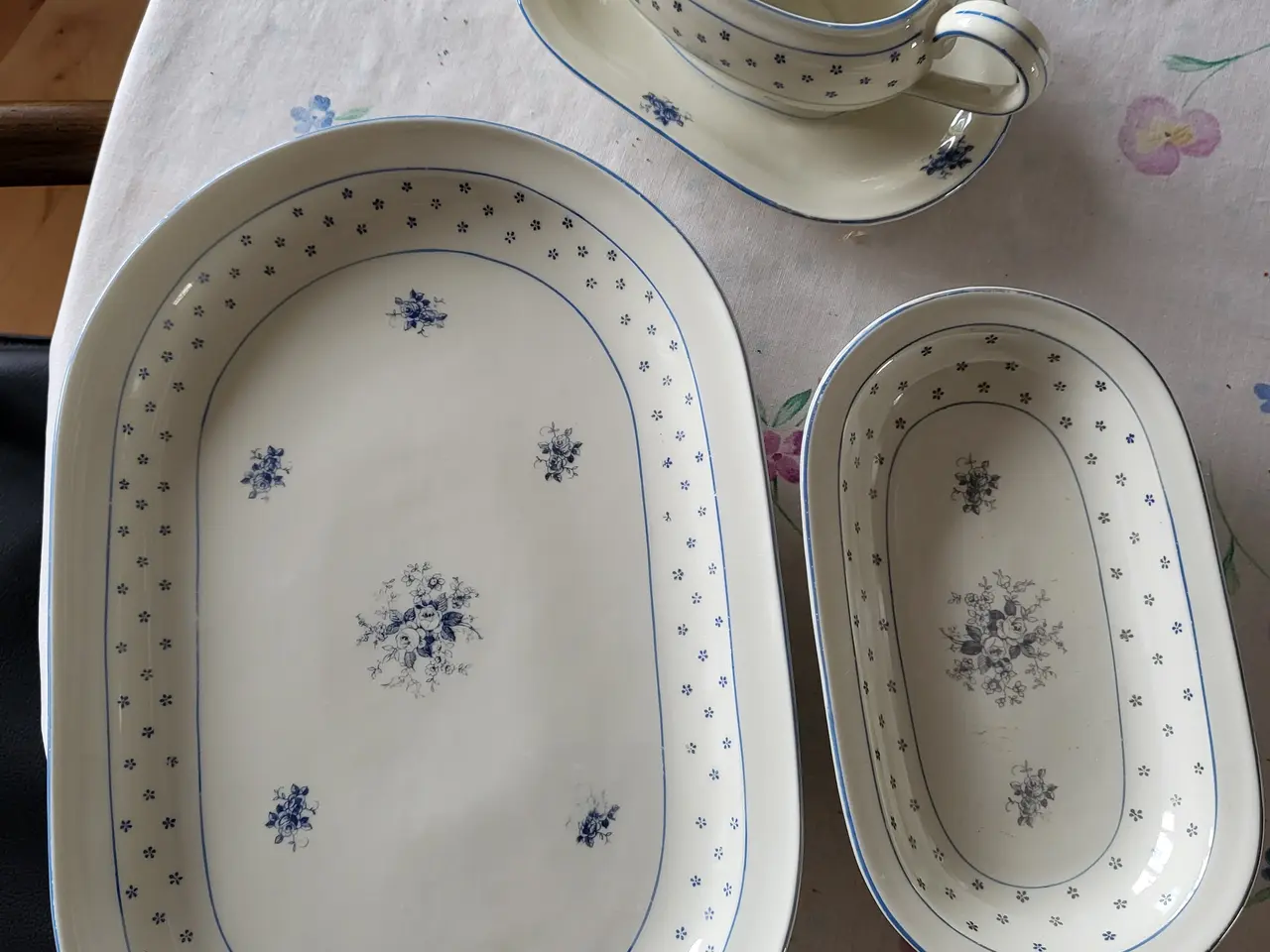 Billede 1 - Charmerende og unikt retro spisestel (ca. 1925) –