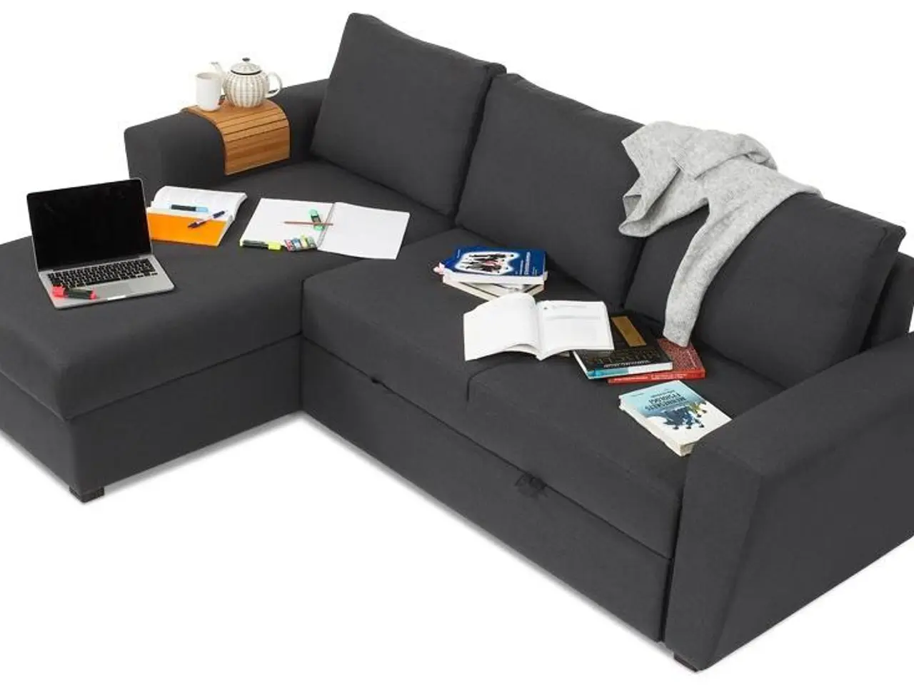 Billede 15 - Sovesofa Studio Deluxe med vendbar chaiselong - Koksgrå Inari 95