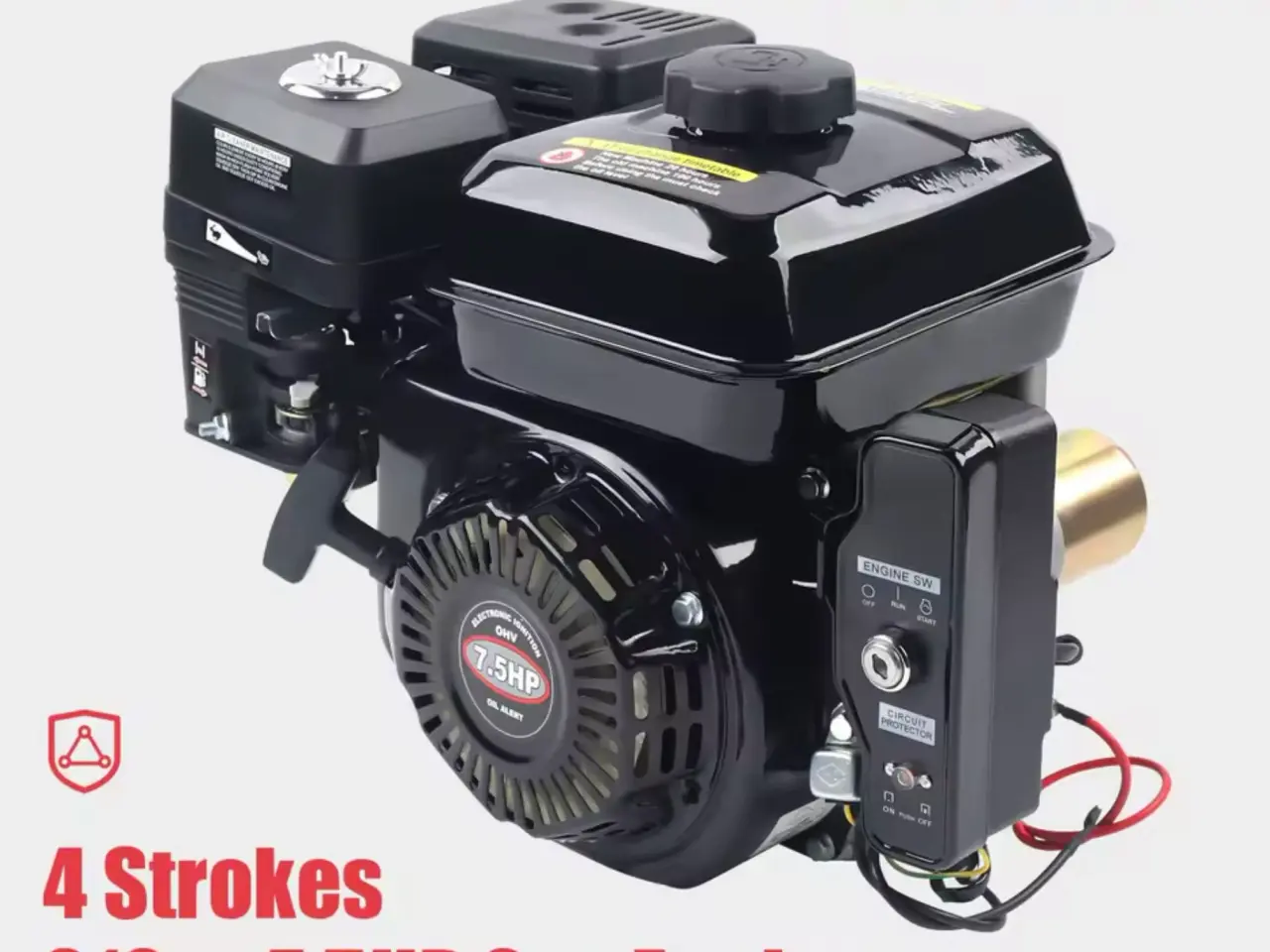 Billede 1 - 7.5 hk motor med el-start